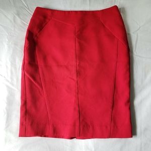 Red Pencil Skirt